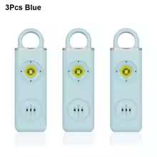 Alarm Osobisty 130dB — Brelok z Syreną i Latarką LED