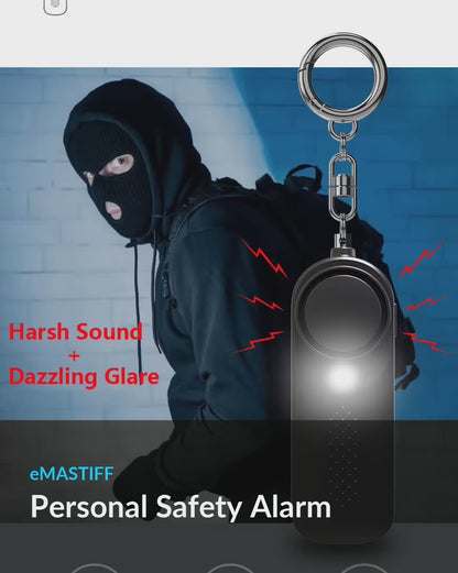 130dB Personal Safety Alarm promo video
