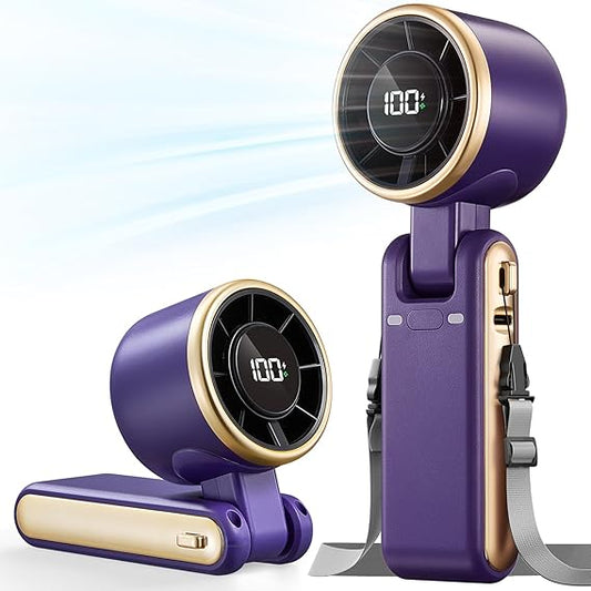 Rechargeable Handheld Turbo Fan — kieszonkowy wiatrak turbo